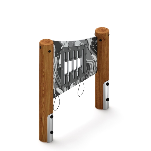 Металлофон (лиственница темный) МФ 22.01.09-И1.01 фото 2