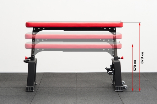 Скамья для тяги лёжа (с регулировкой высоты) фото 18