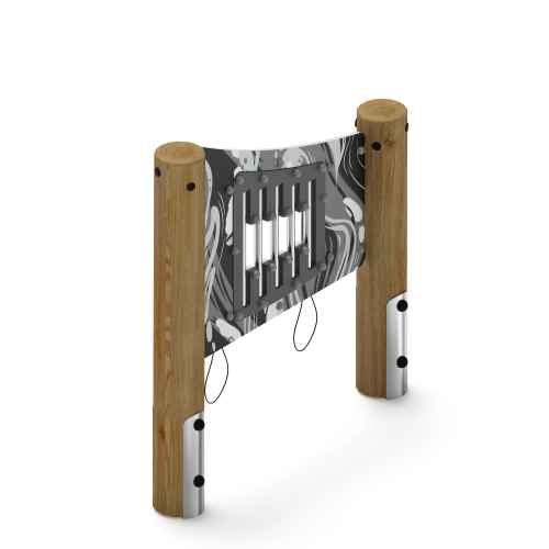 Металлофон (лиственница орех) МФ 22.01.09-И1.02 фото 2