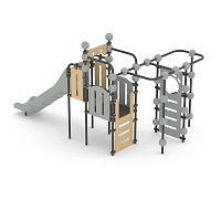 Romana Детский спортивно-игровой комплекс с горкой серия "Сфера" Romana 057.16.00