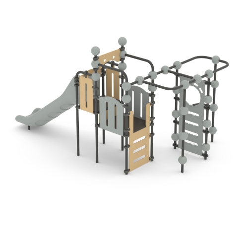 Romana Детский спортивно-игровой комплекс с горкой серия "Сфера" Romana 057.16.00