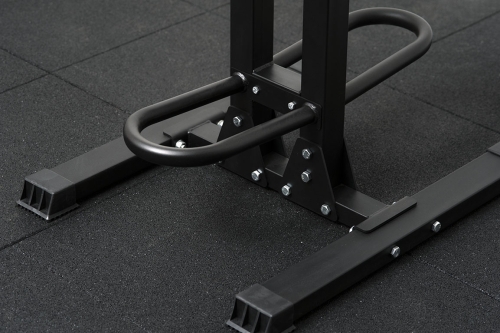 Напольная двухсторонняя стойка для медболов на 10 шт фото 6