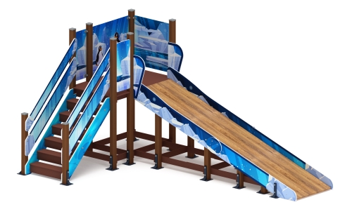 Горка Зима (снежная королева) (под анкера) - ИО 49.01.01-14.И1 - Н=1500