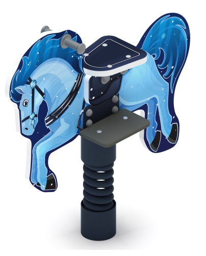 Лошадка 5 (Снежная королева) - Качалка на пружине - ИО 22.01.13-03 фото 5