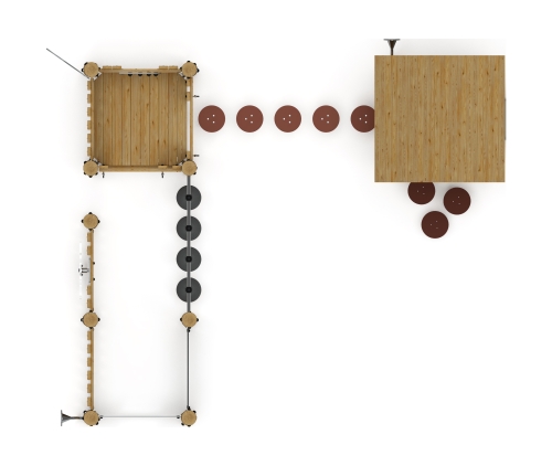 Игровой комплекс (лиственница орех) ДИК 1.24.04-Л.И1.02 фото 4 Игровой комплекс (лиственница орех) ДИК 1.24.04-Л.И1.02 фото 4