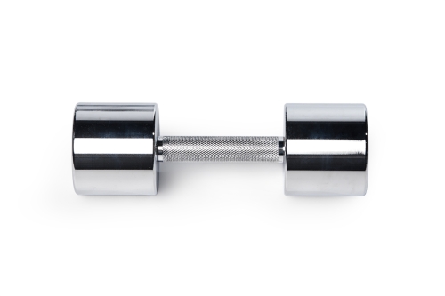 Хромированная гантель 8 кг фото 3