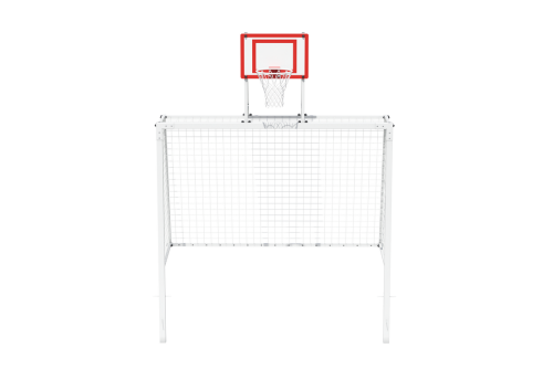 Ворота футбольные с баскетбольным щитом 900х600 мм (3160х1581х3493 мм) фото 2