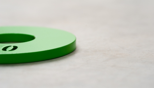 Диск тренировочный стальной 1,0 кг (пара) фото 2