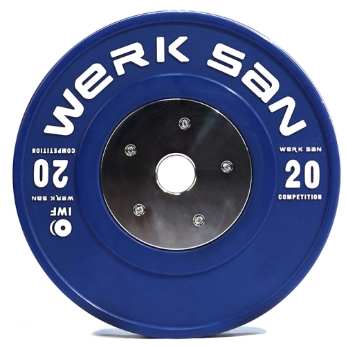 Диск соревновательный 20 кг WERK SAN (сертификат IWF)