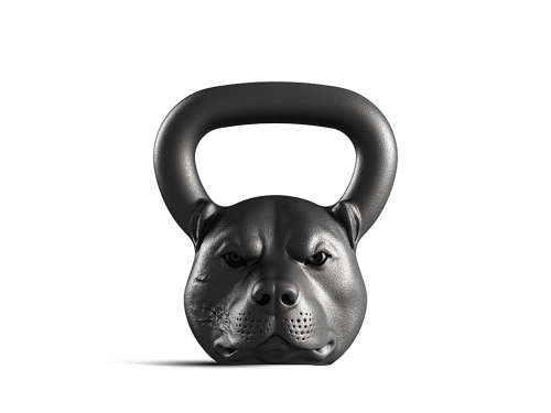 Дизайнерская гиря IRONHEAD "Питбуль" 16 кг фото 2
