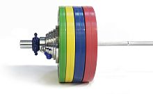 Штанга тренировочная 190 кг (комплект) WERK SAN (сертификат IWF)