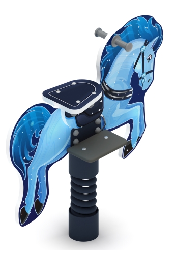 Лошадка 5 (Снежная королева) - Качалка на пружине - ИО 22.01.13-03 фото 2