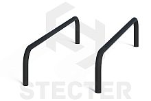 Брусья низкие гнутые параллельные