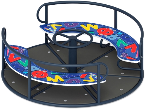 Карусель с рулем (Азбука) - ИО 30.01.04-12.И1 фото 2 Карусель с рулем (Азбука) - ИО 30.01.04-12.И1 фото 2