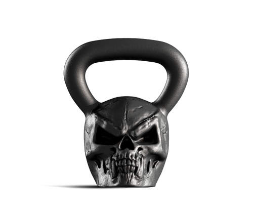 Дизайнерская гиря Череп 16 кг фото 2