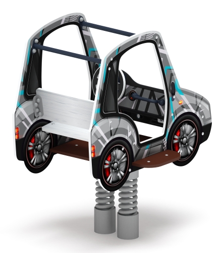 Машинка - Качалка на пружине двухместная машинка - ИО 23.03.01-04 фото 2