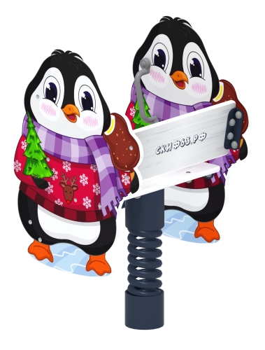 Пингвиненок - Качалка на пружине - ИО 22.01.02-01.И1 фото 3