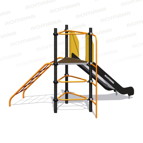 Romana Детский спортивный комплекс с горкой Серия треугольник Romana 401.26.00