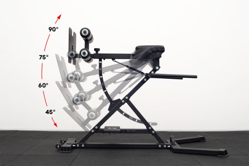 Гиперэкстензия наклонная (угол 45-90 град) фото 2