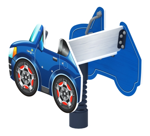 Кабриолет - Качалка на пружине машинка мини - ИО 22.03.04 фото 3