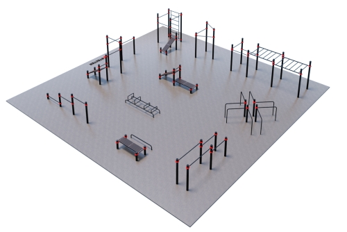 Проект "Районная площадка для Воркаут 3-1"