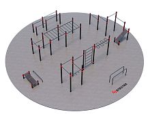 Проект "Дворовая площадка для Воркаут 2-3"