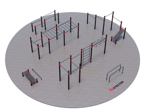Проект "Дворовая площадка для Воркаут 2-3"