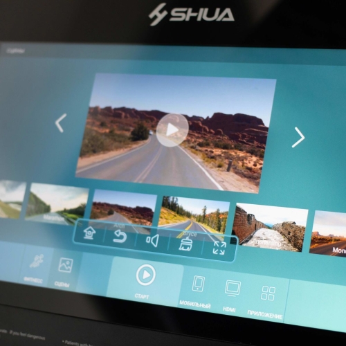 Велотренажер вертикальный SHUA SH-B9100UT (Android display) фото 2
