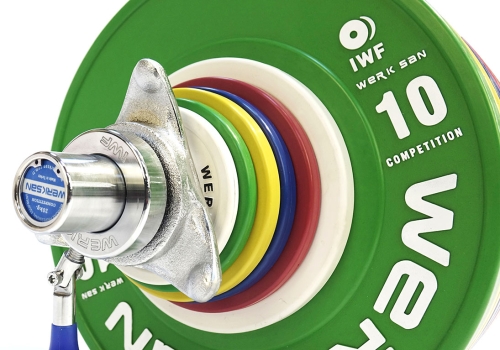 Штанга соревновательная 190 кг (комплект) WERK SAN (сертификат IWF) фото 3