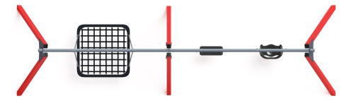 Качели М3 (красный) ИО 13.М.06.03.01.01-01.И1 фото 4