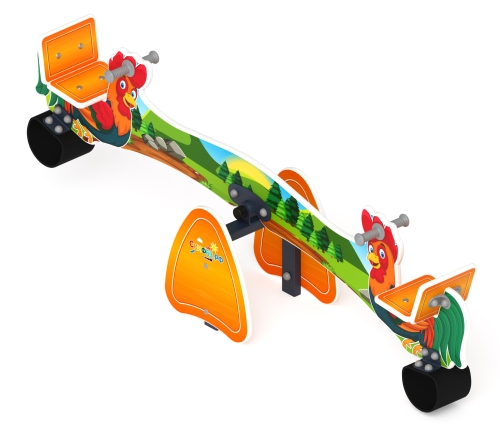 Качалка балансир со спинкой Петушки - ИО 21.Д.01.01 фото 6