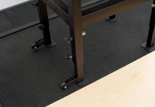 Тяжелоатлетические плинты для штанги с регулировкой по высоте 85-115 см (пара) фото 13