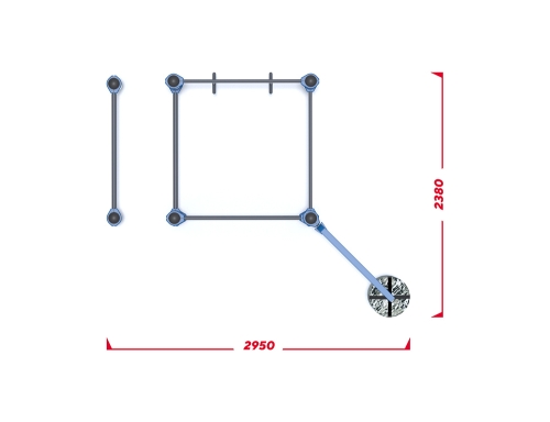 Воркаут комплекс "Дефора" фото 3