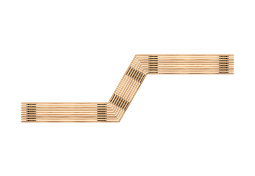 Скамья уличная «Монро» (Змейка) фото 5