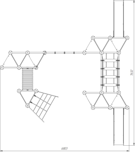 Romana Детский спортивно-игровой комплекс с горкой серия "Сфера" Romana 057.29.00 фото 5