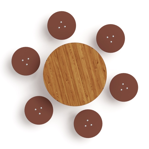 Столик детский (лиственница темный) МФ 31.01.11-Л.И1.01 фото 3