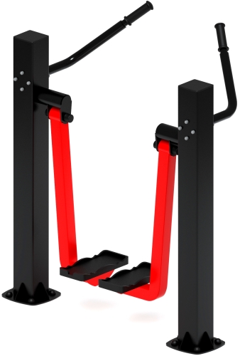 Шаговый (красный) - Уличный тренажер - СТ 005-11.И1 фото 2