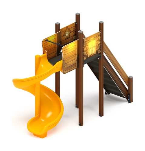 Горка винтовая - ИО 43.01.01-02.И1 - (ЭКО) H=2000 фото 5