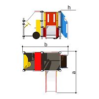 Romana Машина с горкой Романа 111.09.00