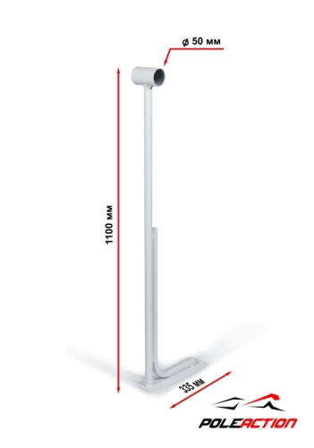 Модель №2 – стойка балетного (хореографического) станка одноуровневого фото 2