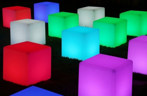 Куб-светильник 40 см (RGB) фото 5