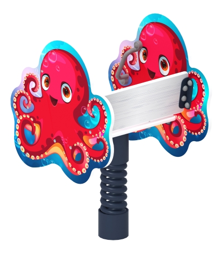 Осьминог - Качалка на пружине - ИО 22.17.03-И1 фото 3