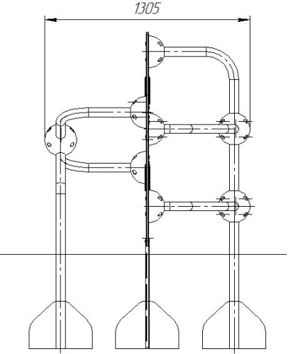 Romana Уличный детский спортивно-игровой комплекс серия "Сфера" Romana 057.11.00 фото 5