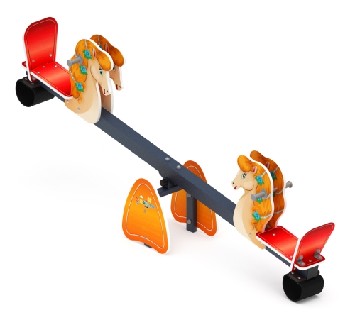 Качалка балансир со спинкой Лошадка - ИО 21.М.01.02-П фото 6