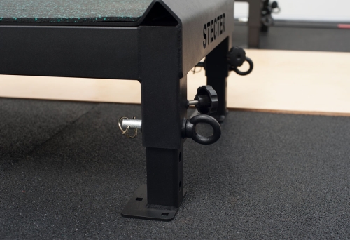 Тяжелоатлетические плинты для штанги с регулировкой по высоте 20-30 см (пара) фото 9