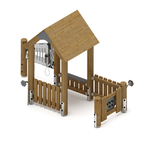 Домик (лиственница орех) МФ 10.24.01-Л.И1.02 фото 2