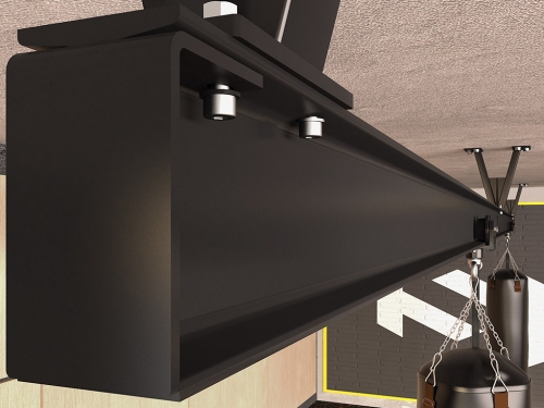 Комплект монорельса для подвесных снарядов (L=5,94 метров) с кронштейнами H=300 мм фото 3