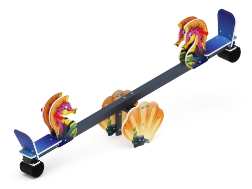 Качалка балансир со спинкой Морской конек - ИО 21.М.17.01-П фото 3