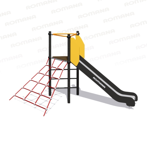 Romana Детский спортивный комплекс с горкой Серия треугольник Romana 401.28.00