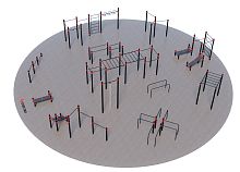 Проект "Парковая площадка для Воркаут 4-1"
